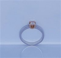 Anello Guerretta Gioielli Donna Anello Diamanti in Oro bianco Diamante 0.15 Ct SOLITARIO B0.15-10 - SOLITARIO B0.15-10